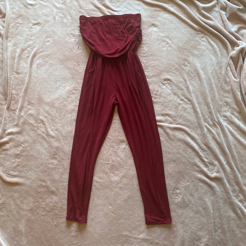 Maroon Jumpsuit